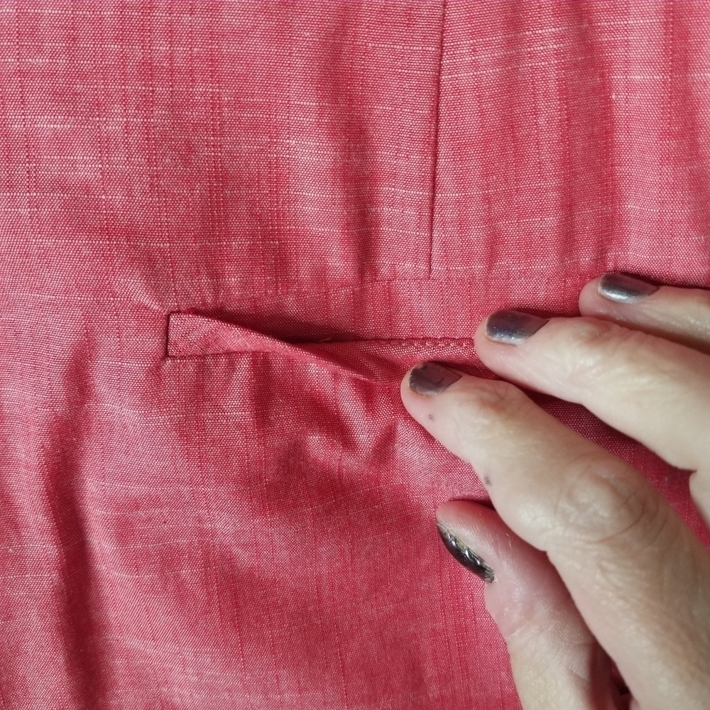 Southern Proper red cotton preppy shorts - Picture 7 of 10